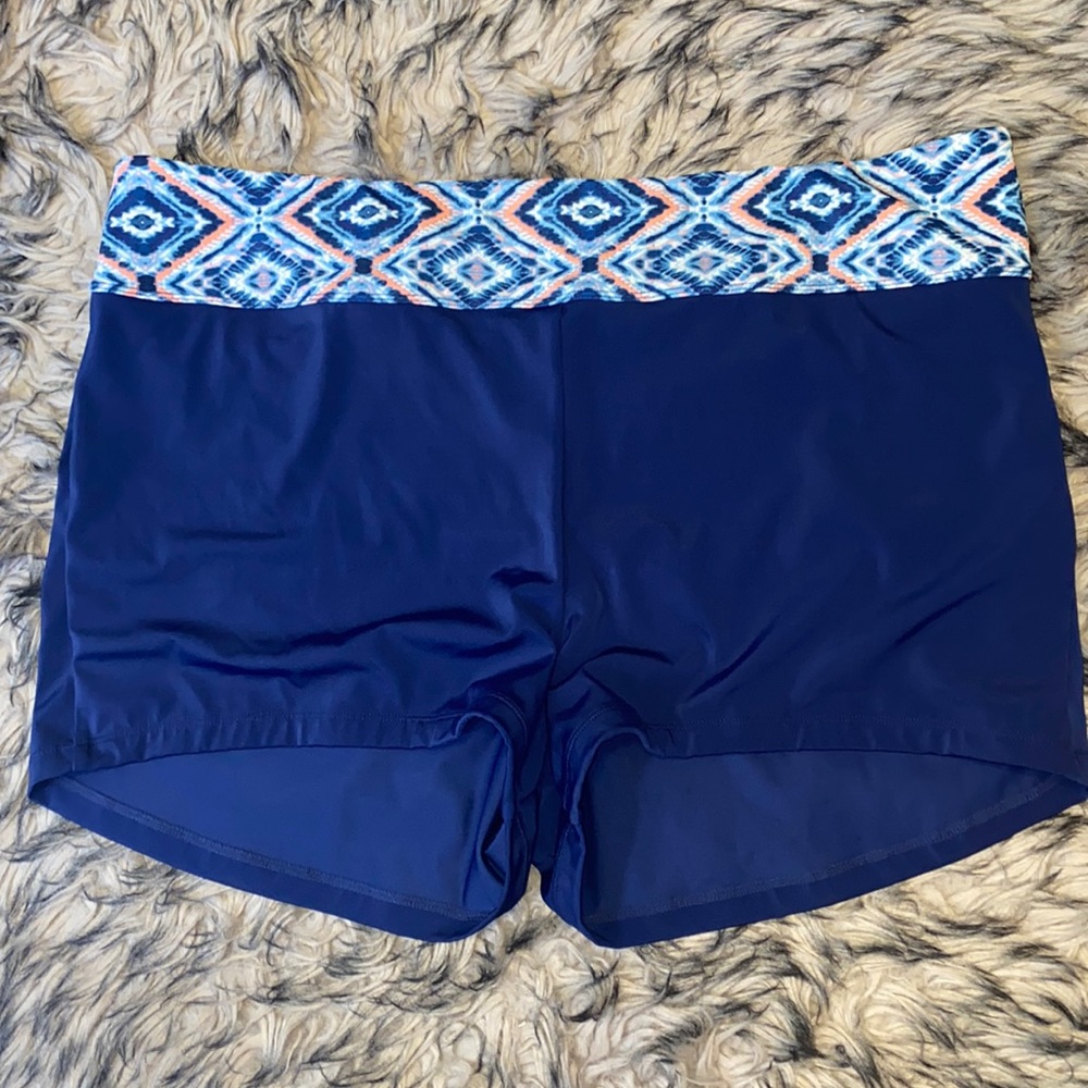 South point Swim Shorts Sz 20 Navy Blue Peaches